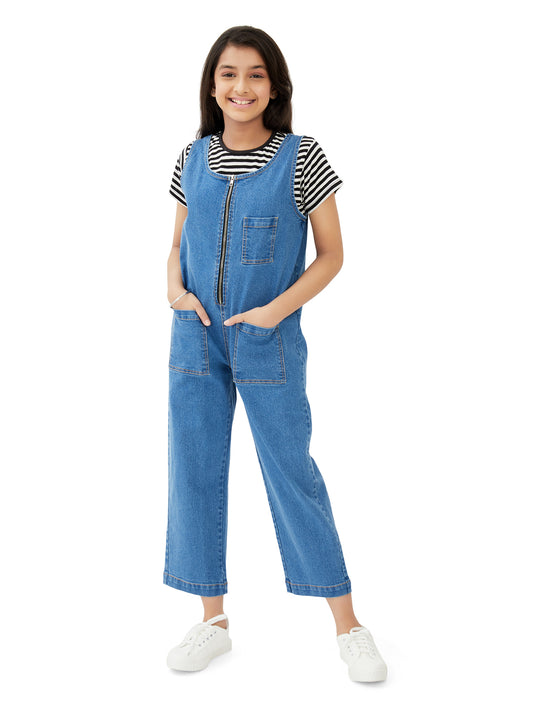 Olele® Girls Jupiter Jumpsuit - Denim