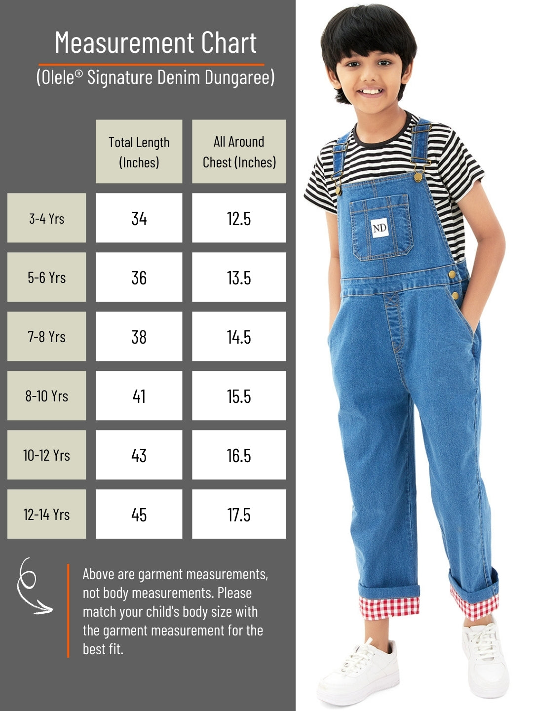 Olele® Boys Dungaree