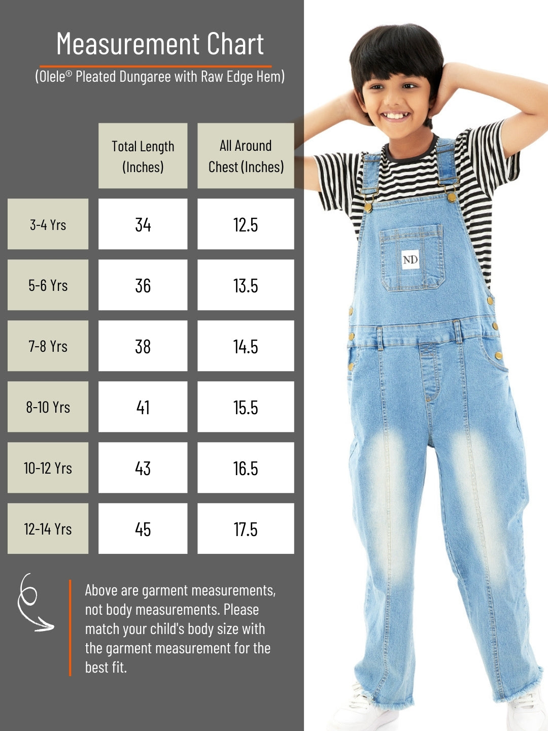 Olele® Boys Dungaree