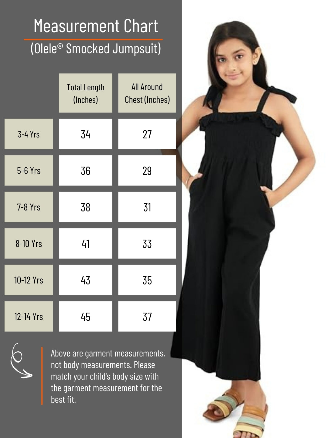 Olele® Cindy Smocked Jumpsuit