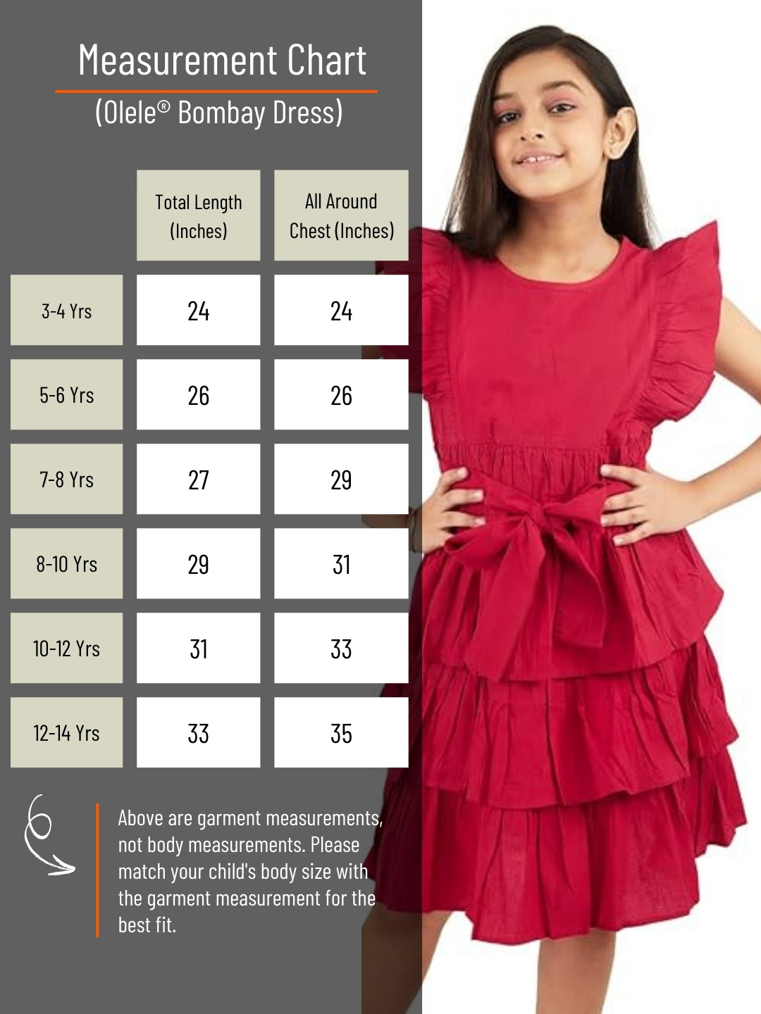 Olele® Ruffle Layer Cotton Dress