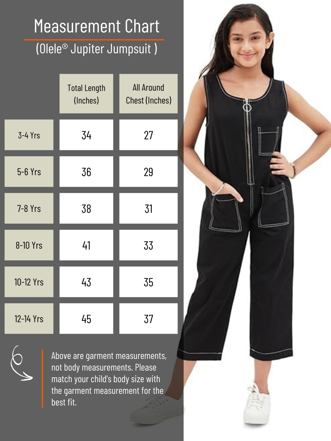 Olele® Jupiter Jumpsuit - Black Cotton Twill
