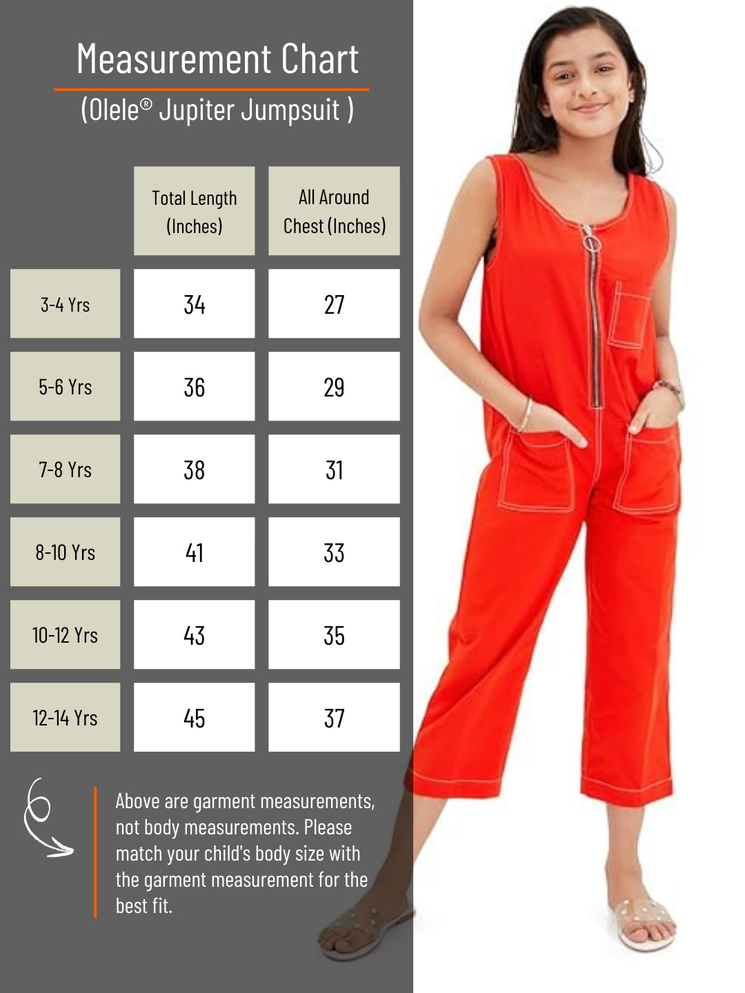 Olele® Jupiter Jumpsuit - Red Cotton Twill