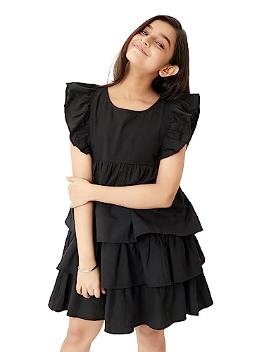 Olele® Lilli Layer Dress - Cotton Linen Black