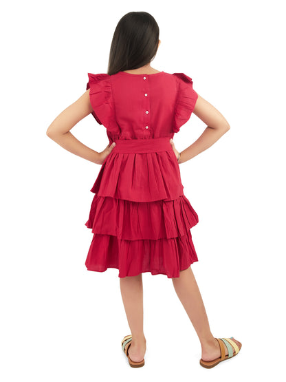 Olele® Ruffle Layer Cotton Dress