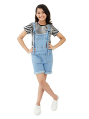 Olele® Girls Firangi Romper - Cotton Denim