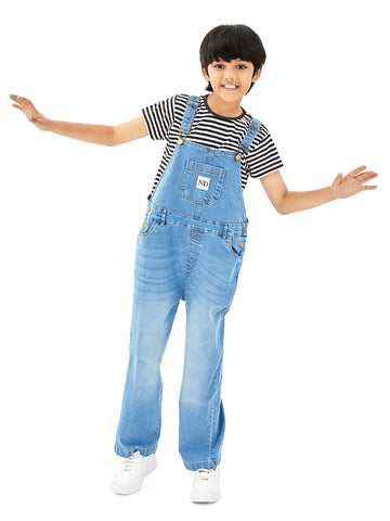 Olele® Boys Vanila Dungaree - Denim