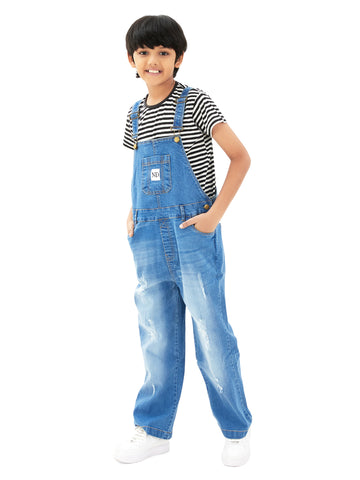 Olele® Boys Butter Scotch Dungaree - Denim
