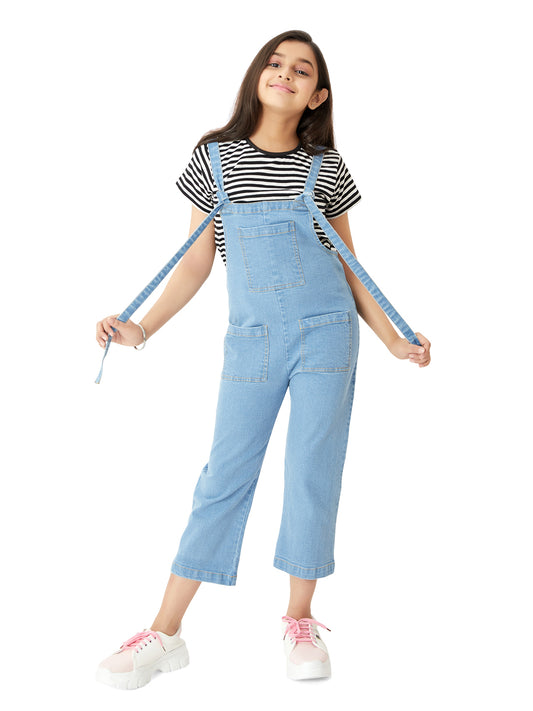 Olele® Full Firangi Dungaree - Denim