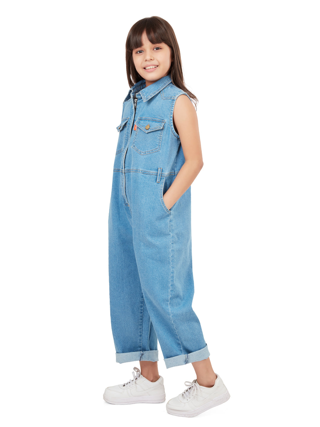 Sleeveless boiler suit hotsell