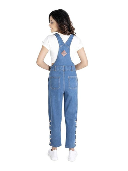 Finsbury London Eyelet Denim Women Dungaree