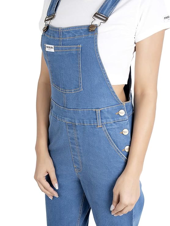Finsbury London Eyelet Denim Women Dungaree