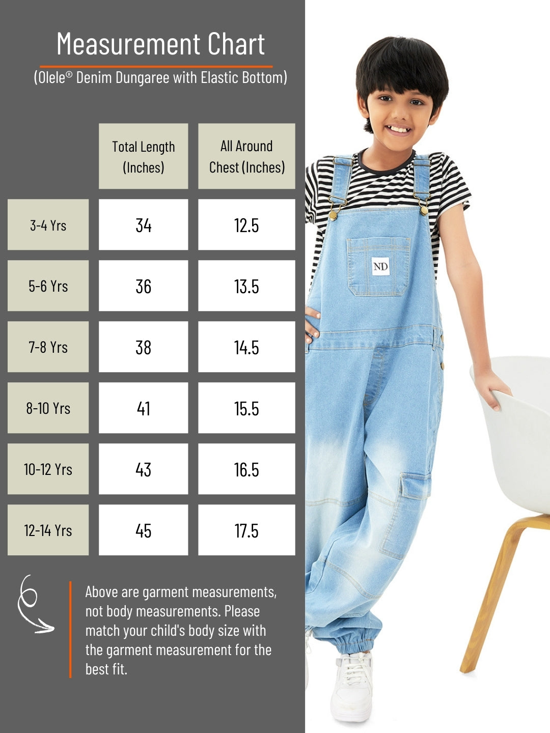 Olele® Boys Dungaree