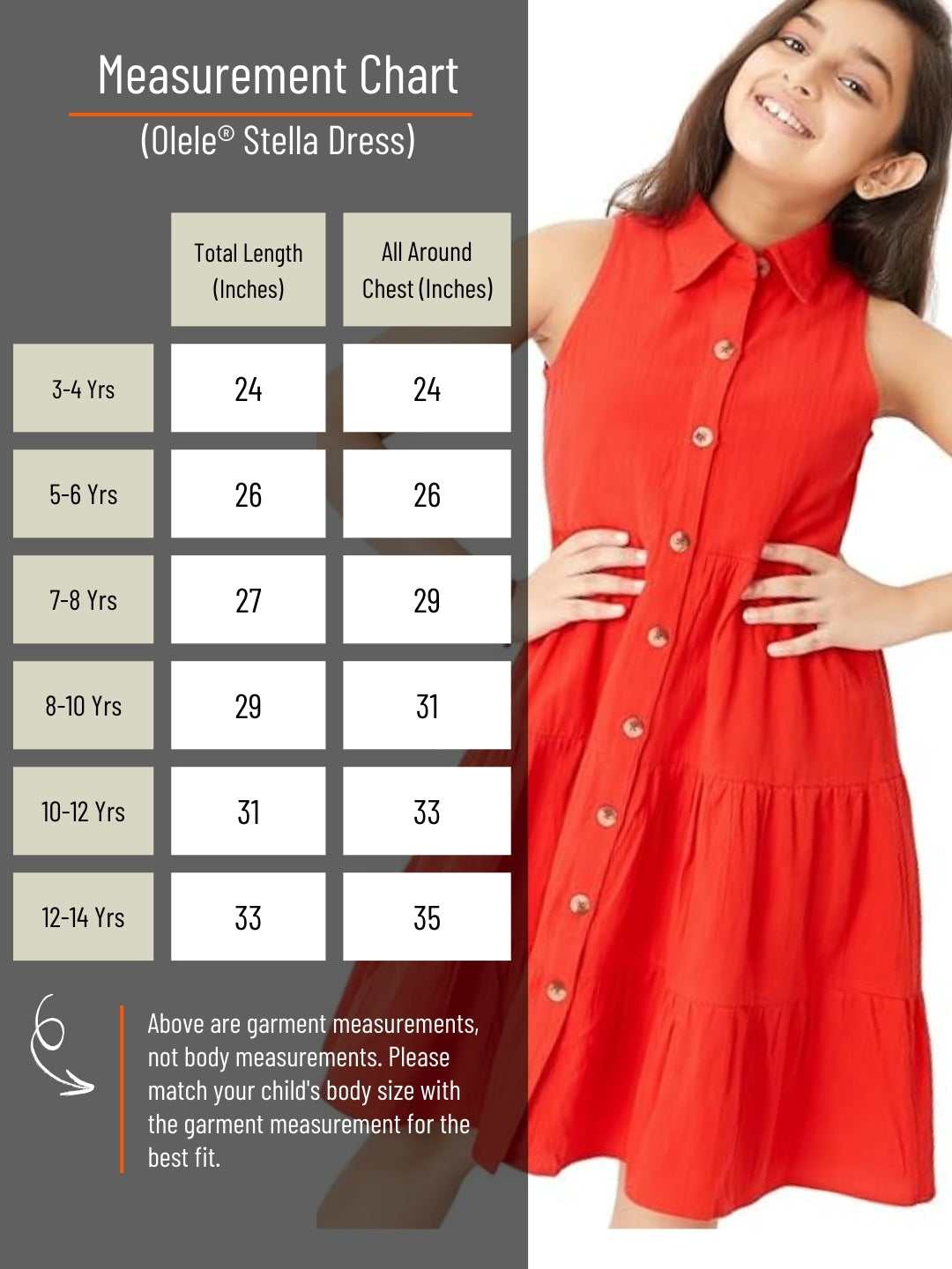 Olele® Stella Dress - Red Cotton Linen