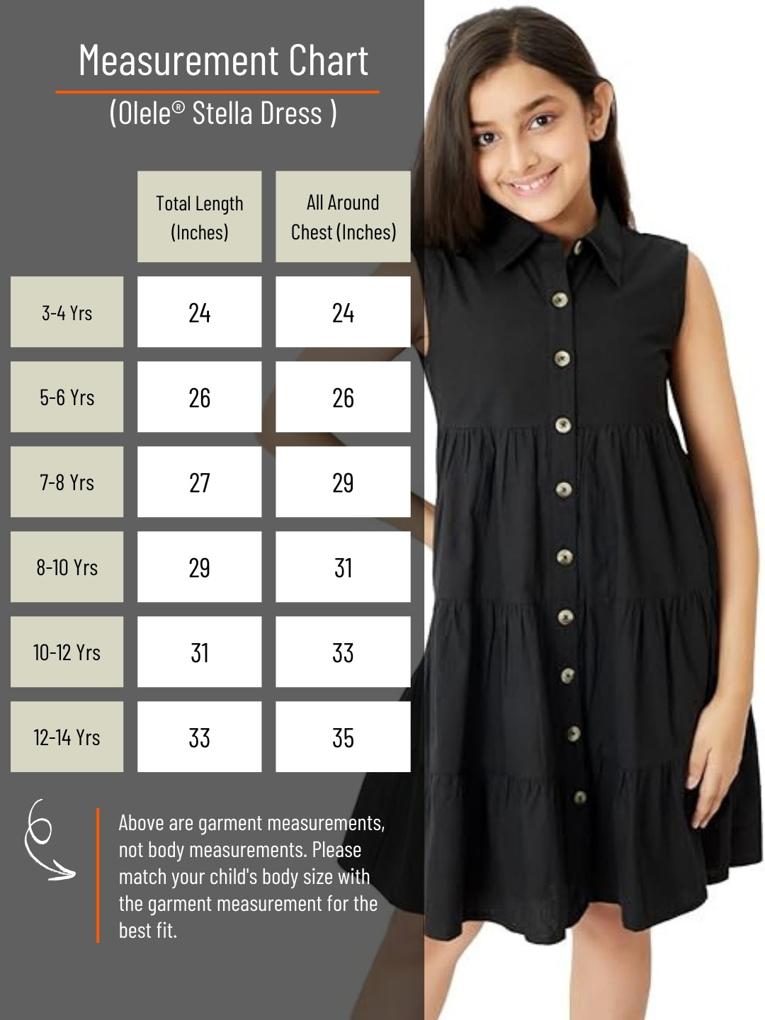 Olele® Stella Dress - Black Cotton Linen