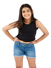 Olele® Cotton Rib Halter Crop Top