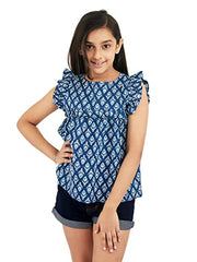 Olele® Indigo Blue Cotton Top